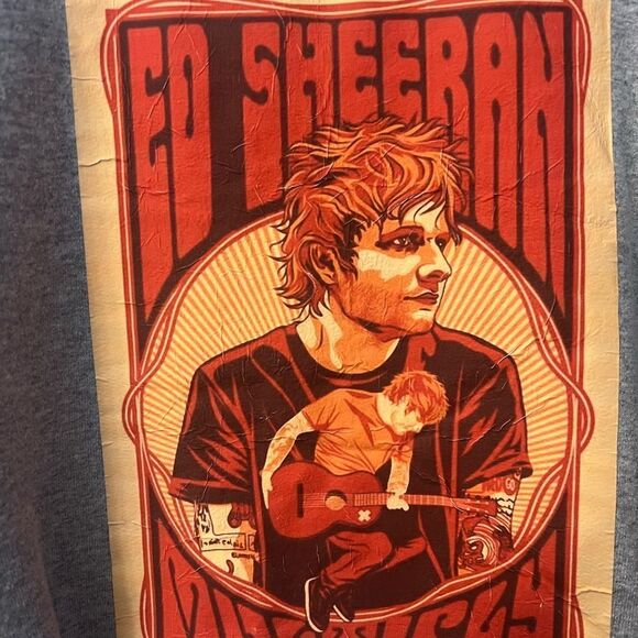 Ed Sheeran graphic Unisex Crewneck sweatshirt. Size 2XL - Picture 2 of 6